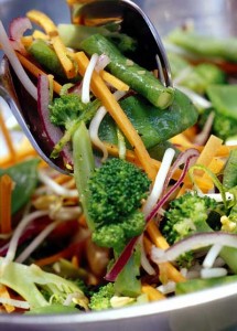 Rainbow Salad Recipe with Organic Fruits and Vegetables